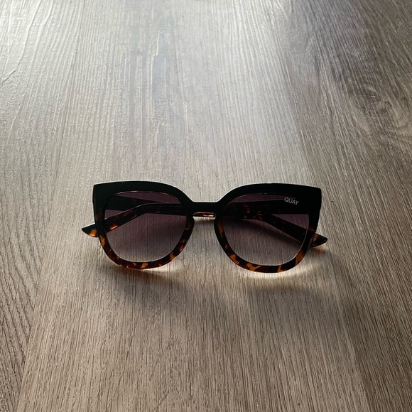 Quay Australia Accessories - quay australia noosa black tortoise retro cat eye sunglasses eyewear NEW